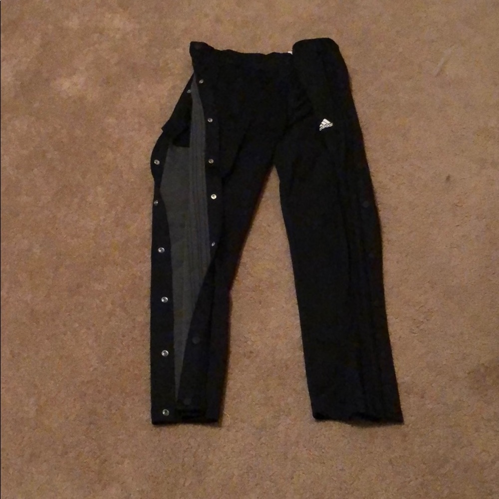 adidas button up sweat pants